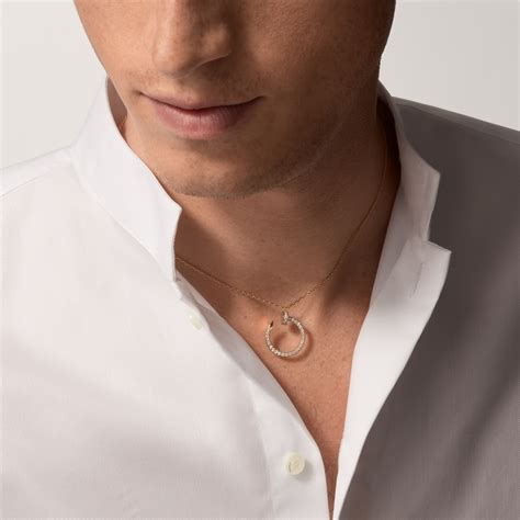 cartier juste en clou necklace|justin clou necklace cartier.